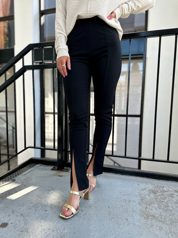 Evening Cocktail Front Slit Pants Avabelle