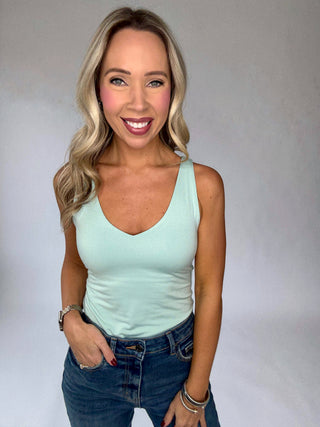 Better Than Ever Basic Tank - Aqua