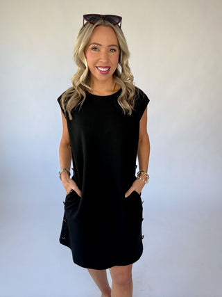 Make It Look Easy Dress - Black