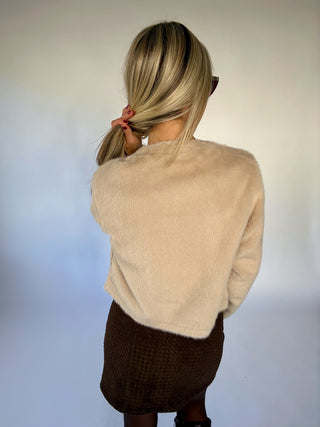 Caught Your Eye Cardigan - Taupe