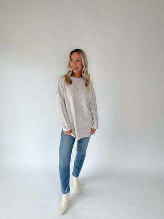 The Weekender Sweater - Oatmeal