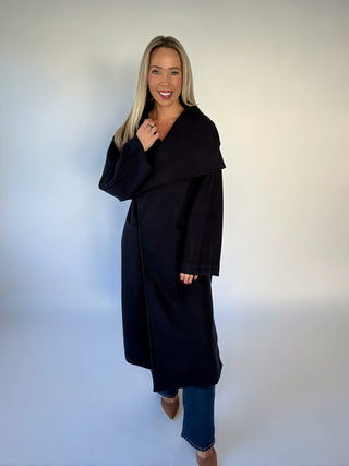 Central Park Stroll Coat - Navy