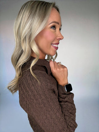 Gather Round Cardigan - Cocoa