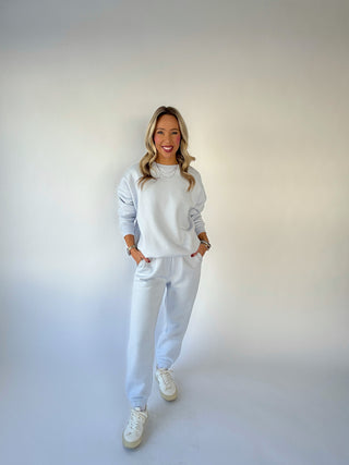 The Stay-In All Day Fleece Pants - Halogen Blue