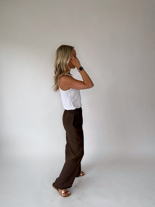 Premium Modal Crewneck Tank - White