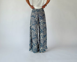 Tropic Escape Faux Wrap Pants