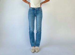 Quinn Mid Rise Cigarette Skinny Jean