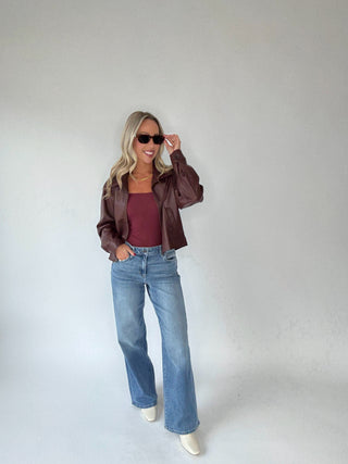 The Merlot Moto Jacket