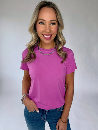 The Soft Focus Tee - Berry Smoothie