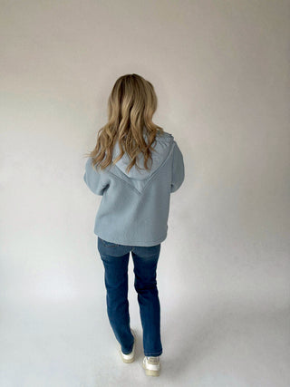 VARLEY Rosia Fleece Hoodie - Ashley Blue