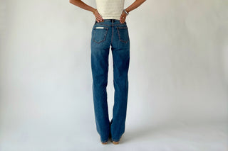 Ella High Rise Classic Straight Jean - Dark Wash