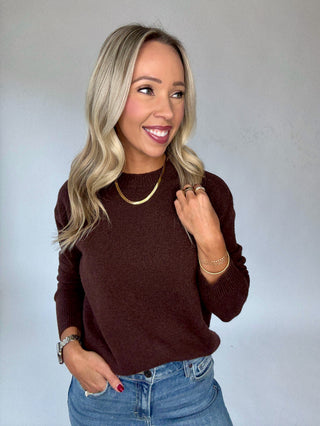 Autumn Essentials Pullover - Dark Roast