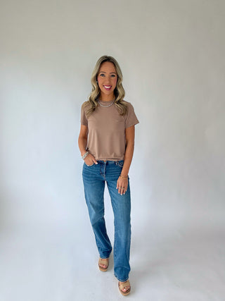 The Soft Focus Tee - Mocha