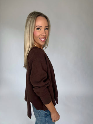 Signature Style Sweater - Brown