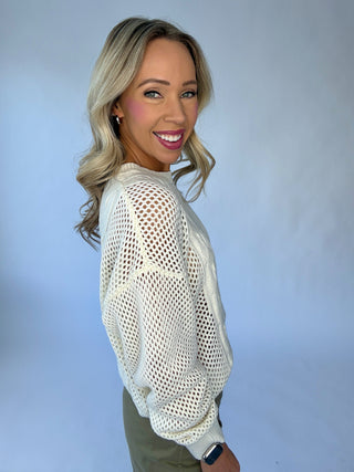 Pure Perfection Knit Top - Cream