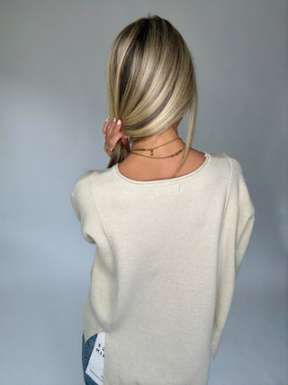 Signature Style Sweater - Ecru