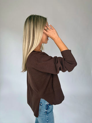 Signature Style Sweater - Brown