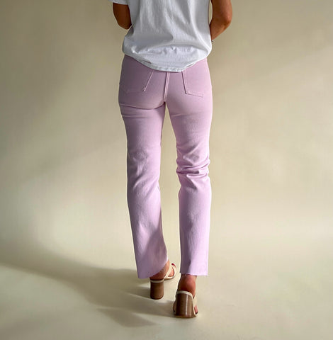For The Love Of Lavender Straight Leg Jeans