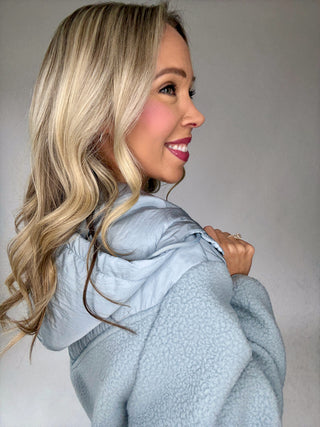 VARLEY Rosia Fleece Hoodie - Ashley Blue