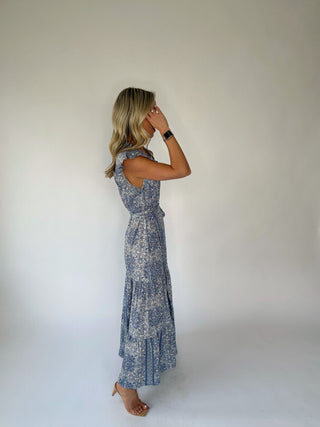 Coastal Romance Wrap Maxi Dress