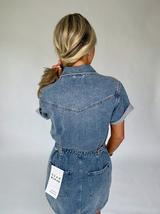 Topanga Short Sleeve Denim Dress