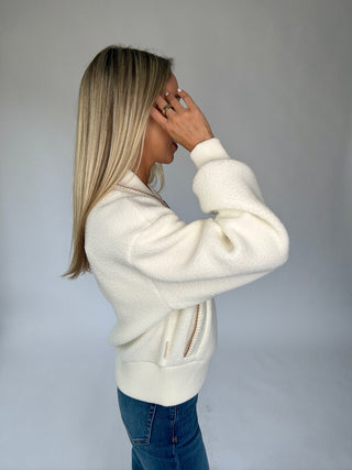 VARLEY Klaudia Fleece Jacket - Egret