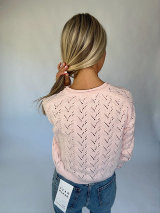 Everything Nice Cardigan - Pink