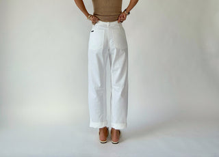 SANCTUARY Boyfriend Utility Pant - White