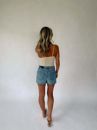Fine Lace Scalloped Bralette - Nude