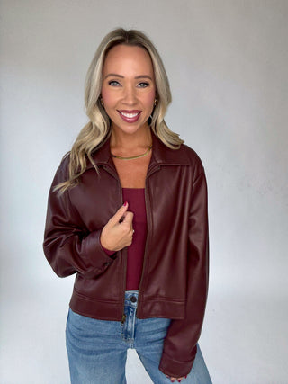 The Merlot Moto Jacket