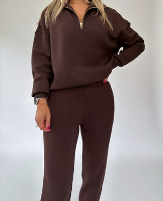 VARLEY The Slim Cuff Pant 25" - Coffee Bean