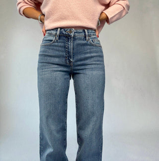 Ella High Rise Classic Straight Jeans