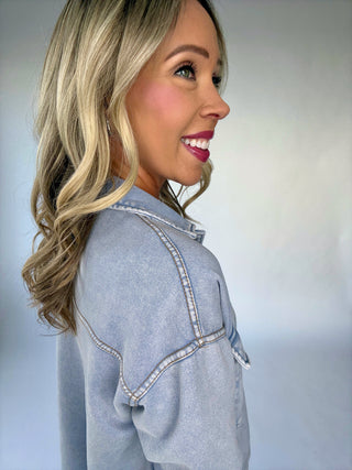 Call It Fate Top - Ash Blue