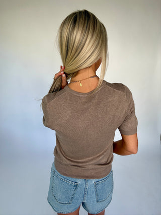 A Soft Surprise Top - Heather Mocha