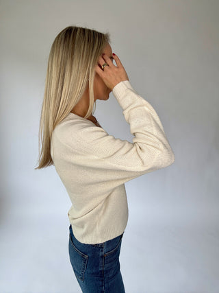 Open To It Cardigan - Ivory