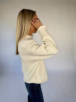 Whispers Of Winter Sweater - Winter White
