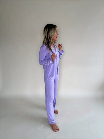Under The Stars Pajama Set - Lilac