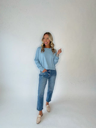 Easy Days Sweater - Sky Blue