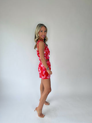 Sweeten the Day Shorts - Red/Pink