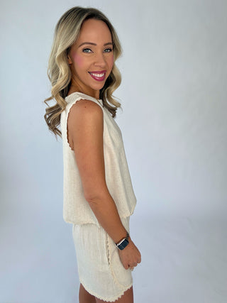 Cloud Nine Linen Top - Natural