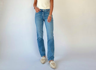 Quinn Mid Rise Cigarette Skinny Jean
