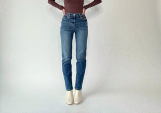 After Dark High Rise Straight Jean