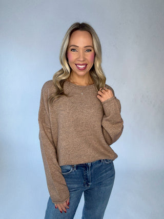 Cozy & Classic Rollneck Sweater - Mocha