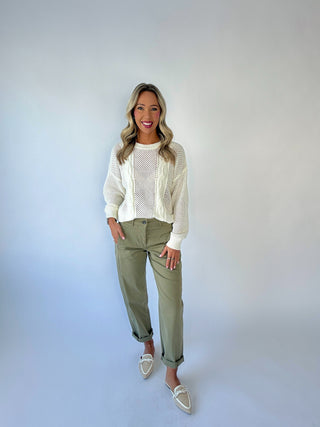 Pure Perfection Knit Top - Cream