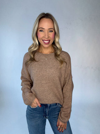 Cozy & Classic Rollneck Sweater - Mocha