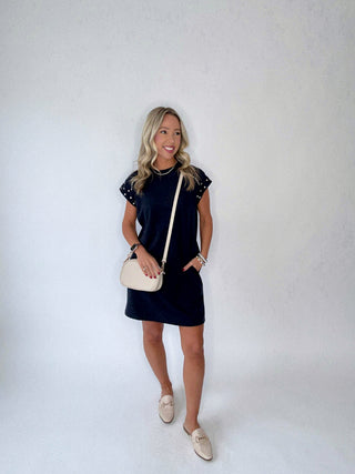 The Sunbound Dress - Navy Blue