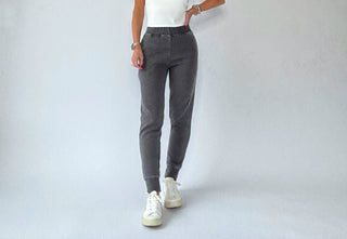 Cool Nights Joggers - Washed Black