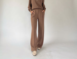 VARLEY The Wide Leg Pant 30" - Golden Bronze Marl