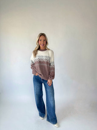 Fair Isle Pullover Sweater