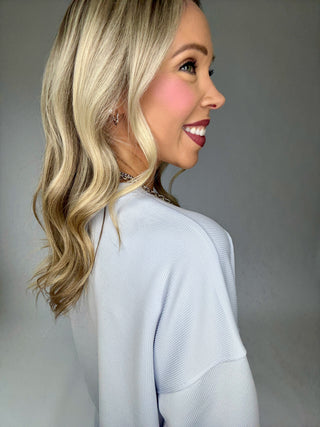 Soft Surroundings Top - Halogen Blue